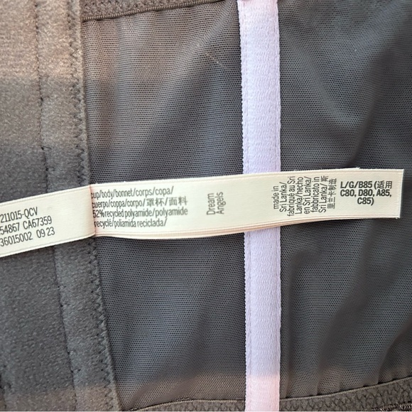 Victorias Secret crop Corset size L grey and lilac - Picture 5 of 5